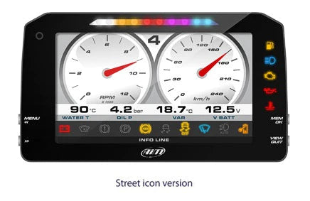 AiM Sports MXP 1.3 Strada Large Color TFT Dash