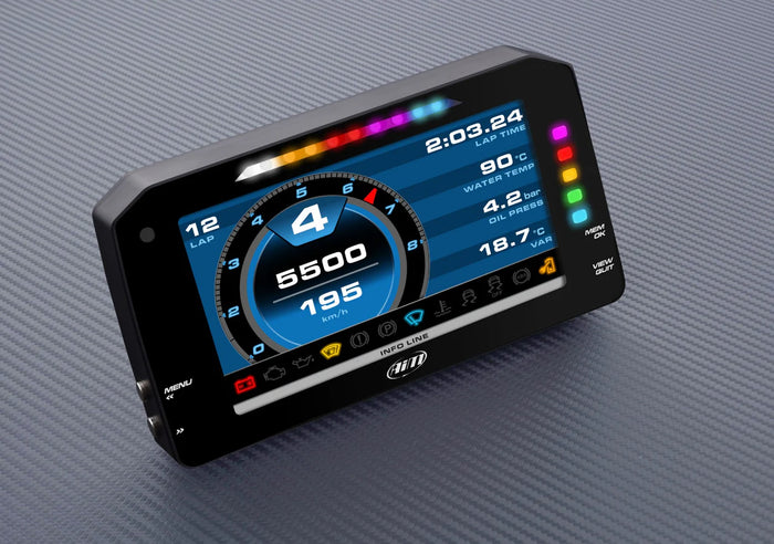 AiM Sports MXP Midsize Color TFT Dash and Data Logger